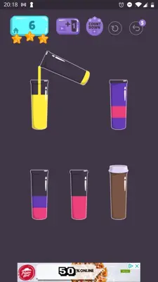 Cups - Water Sort Puzzle android App screenshot 1