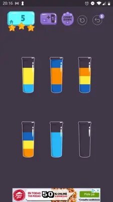 Cups - Water Sort Puzzle android App screenshot 4