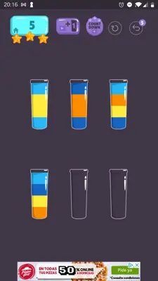 Cups - Water Sort Puzzle android App screenshot 5